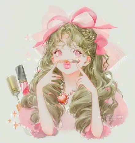 微信头像|清新的少女插画～高雅迷人的唯美感