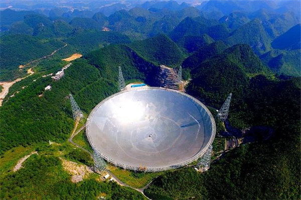 世界上第一大的锅 位于贵州省的中国天眼(30个足球场)