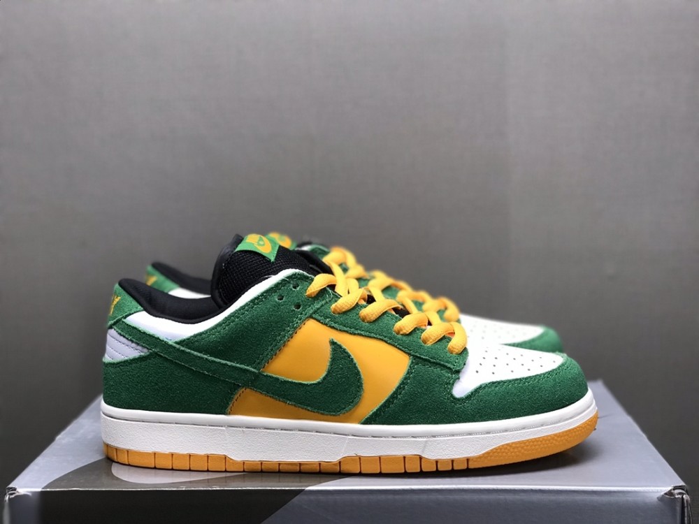 nike dunk low sb true berry黄绿扣篮滑板鞋