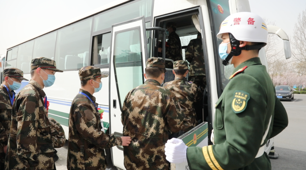 2021年度武警山东总队首批春季入伍新兵入