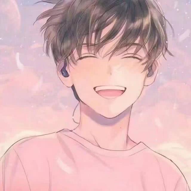 动漫男头笑起来很阳光的男头