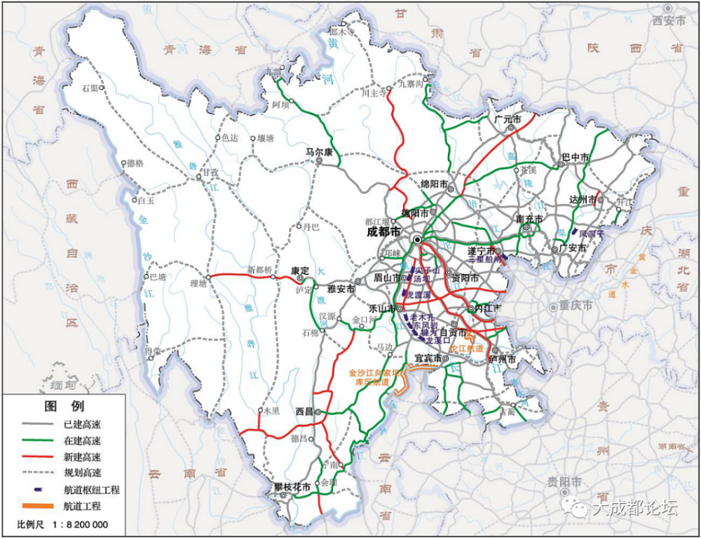 推进建设川南城际铁路内自泸段,汉巴南铁路南巴段,成巴等城际铁路.