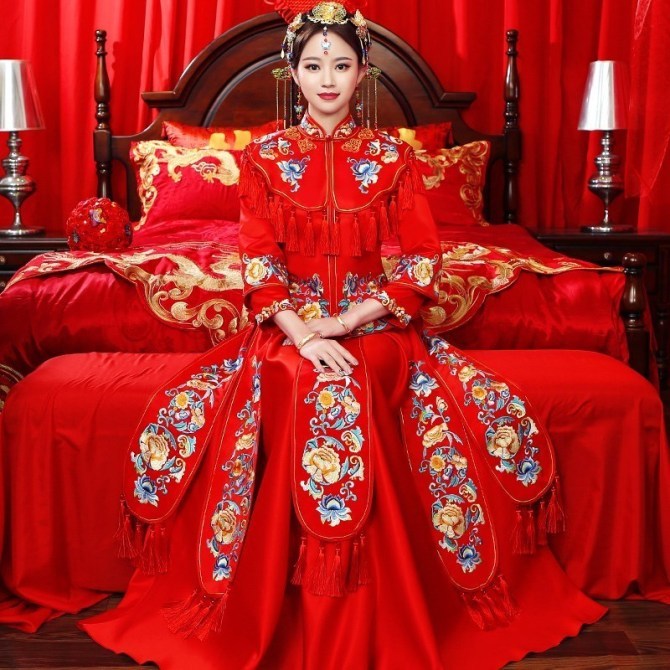 十里红妆凤冠霞帔这大概是所有女孩的梦想吧