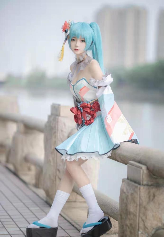 初音未来miku39洋装二次元cosplay