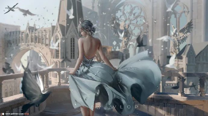 插画师王凌(wlop)photoshop 绘画作品