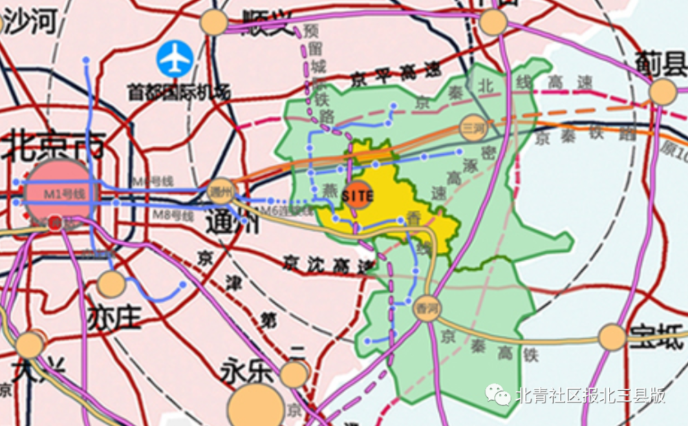 地铁6号线将延伸至北三县大厂一公示规划引关注