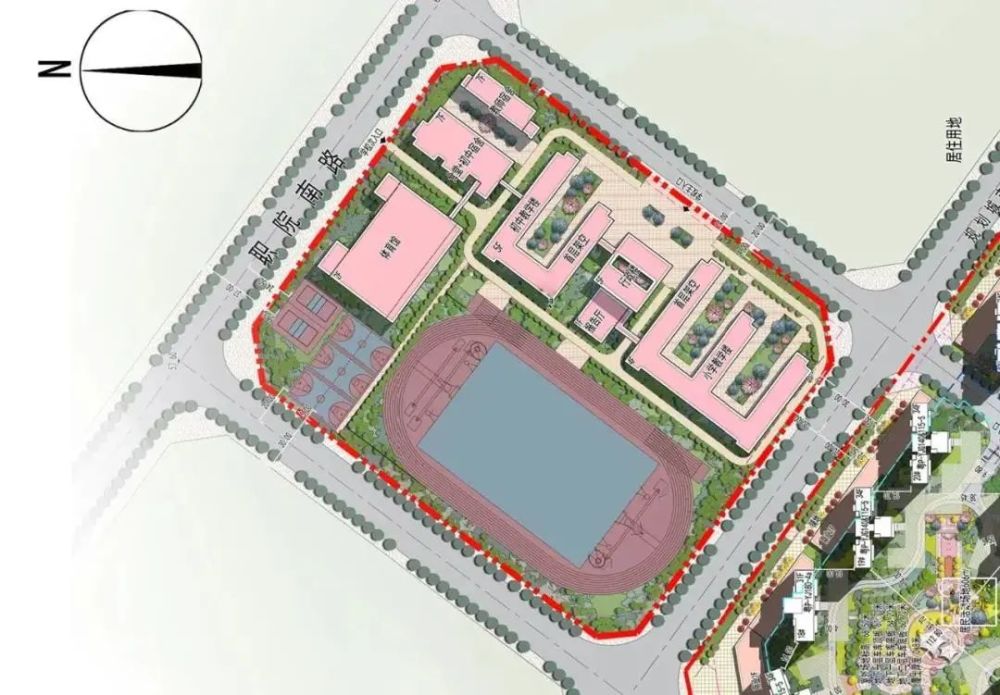 公立学校建设用地平面图