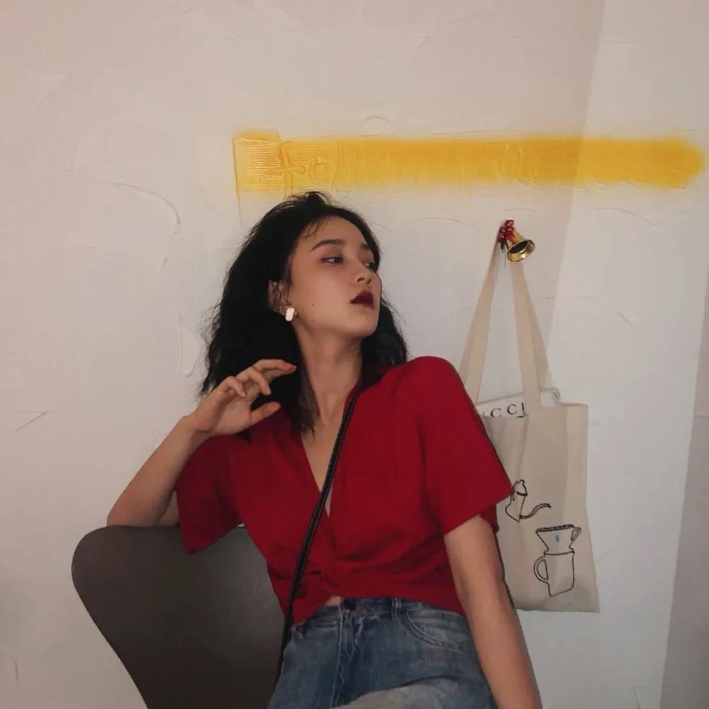 一组港风复古女生头像