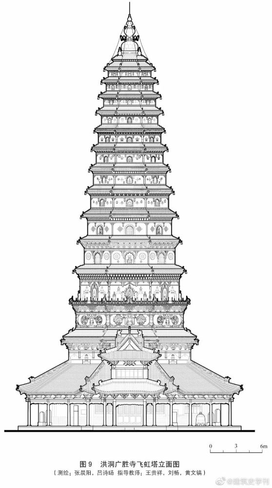 清华大学建筑学院2013年洪洞广胜寺飞虹塔测绘.