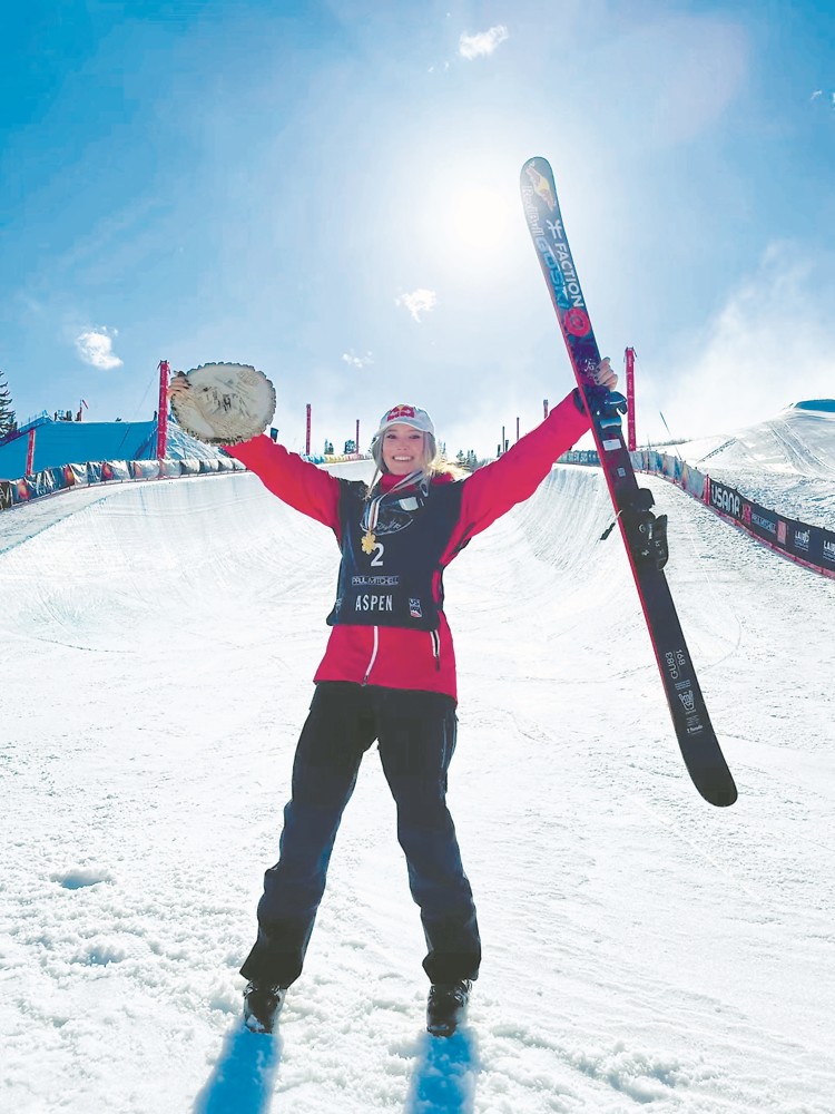 谷爱凌(上图)当地时间16日在美国阿斯本举行的自由式滑雪世锦赛大跳台