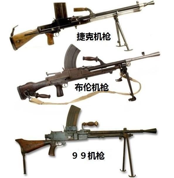 二战轻机枪"三兄弟",长得太像了!一脉相承?