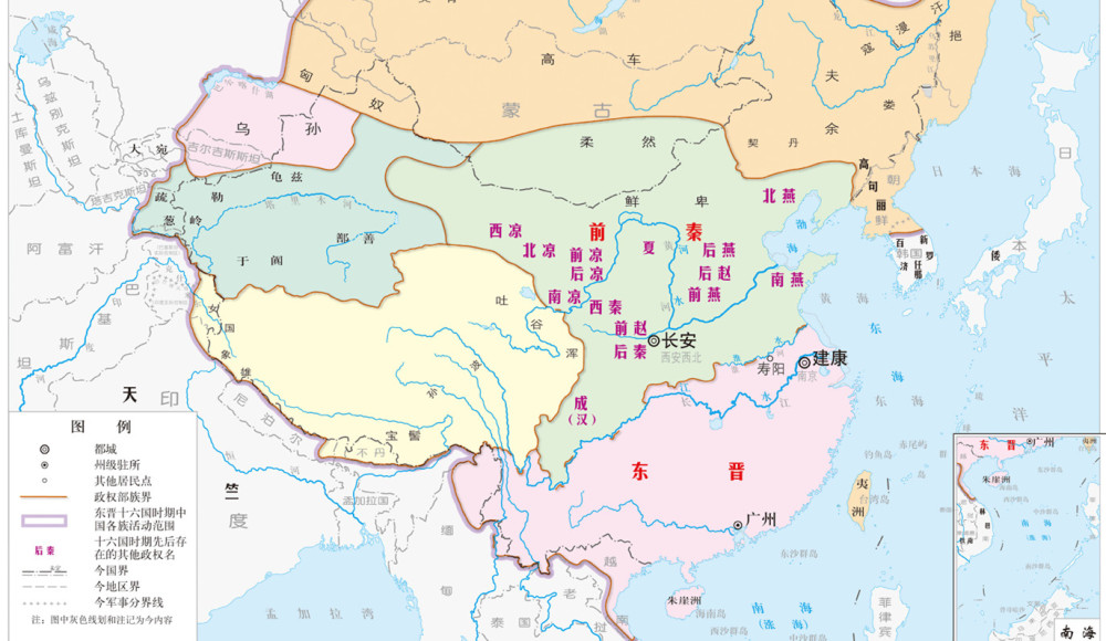 相对比较客观的中国历代疆域版图,明朝新地图更清晰了