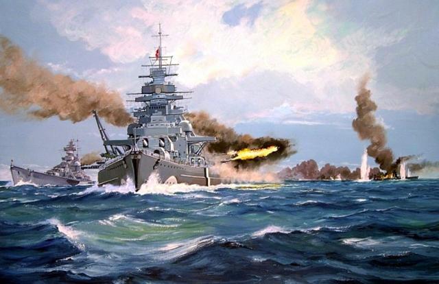 俾斯麦号战列舰被围剿时其他德国战舰为何没救援