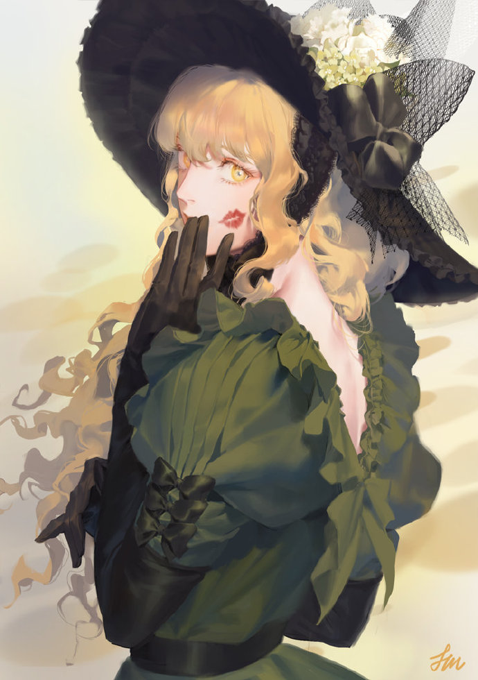 一组贵公子贵妇人的插画,很有英伦风