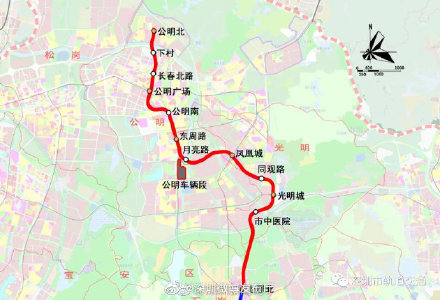 将通往光明公明片区!深圳地铁13号线北延三个工点顺利