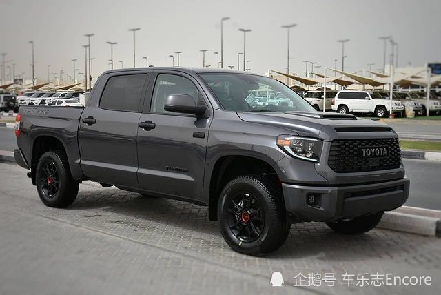 实拍2021款丰田坦途tundra pro trd:5.7l v8大排量皮卡