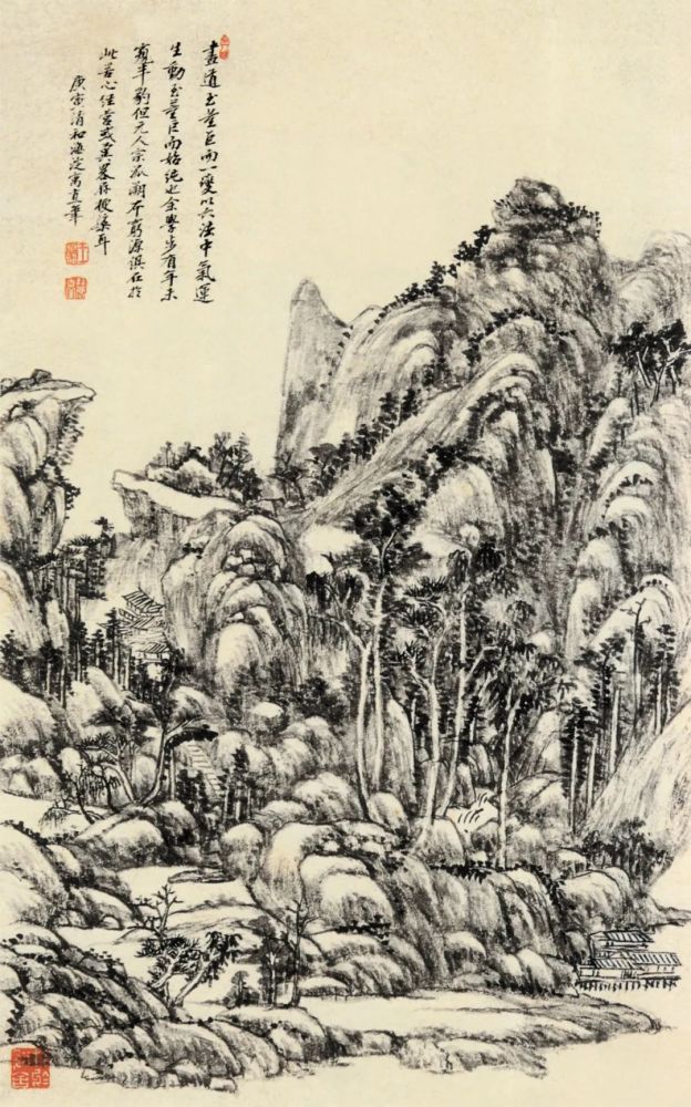 苍润秀丽|王原祁山水画欣赏