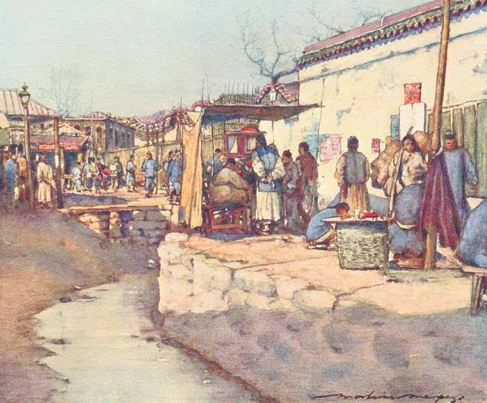 英国人描绘的清朝时期街头插画图集!