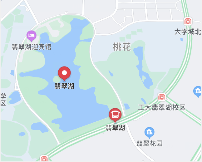 新安晚报,安徽网,大皖新闻记者从高德地图上搜索翡翠湖环湖公路,发现