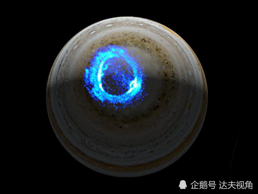 比利时列日大学伯特兰·邦方德解释道"从地球上观察木星的极光,你