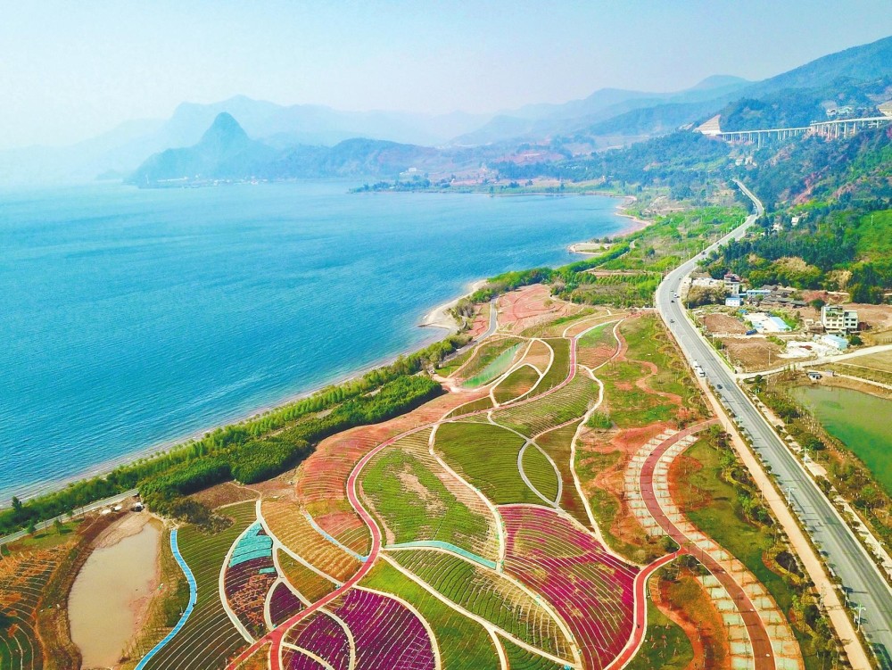 抚仙湖北岸生态湿地(广龙试验区)项目建设近尾声