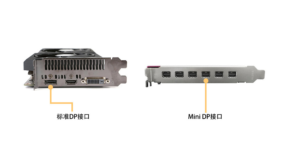 标准dp接口与mini dp接口图