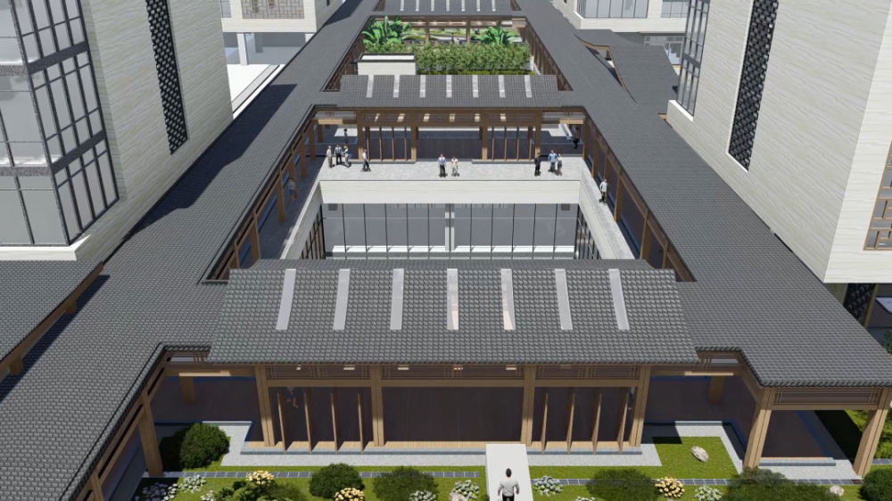 创造出"中而新"中而现代"的医院建筑