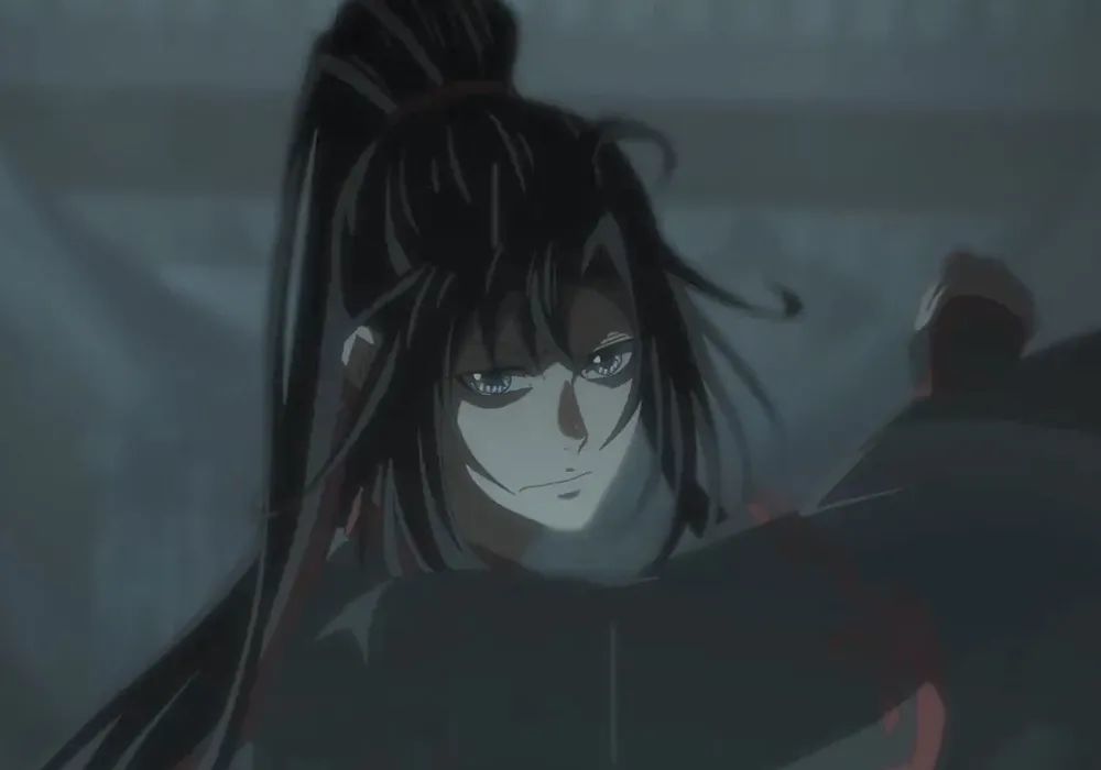 《魔道祖师》第三季蓝湛特写,正面侧面都好帅,这个发量让人羡慕