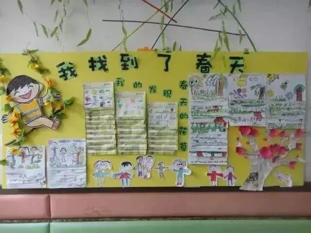 13款幼儿园春天主题墙环创,看过的幼师都收藏了!