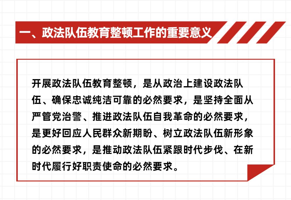 【教育整顿】政法队伍教育整顿应知应会