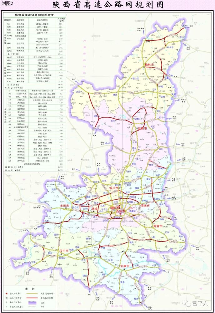 仔细观察可见,陕西十四五高速公路规划相比之前的规划,关中地区规划