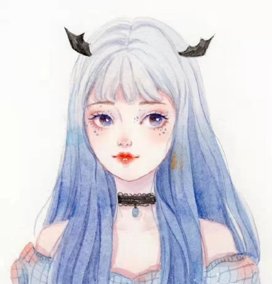 一组看起来温柔淑女的女生头像