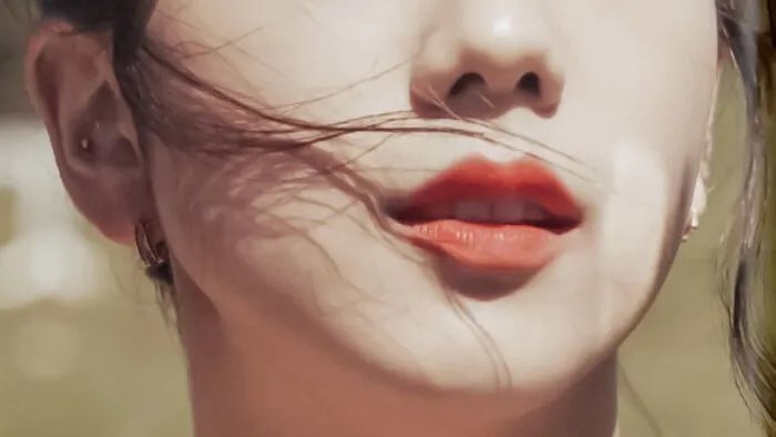 金智秀jisoo的爱心唇有多好看