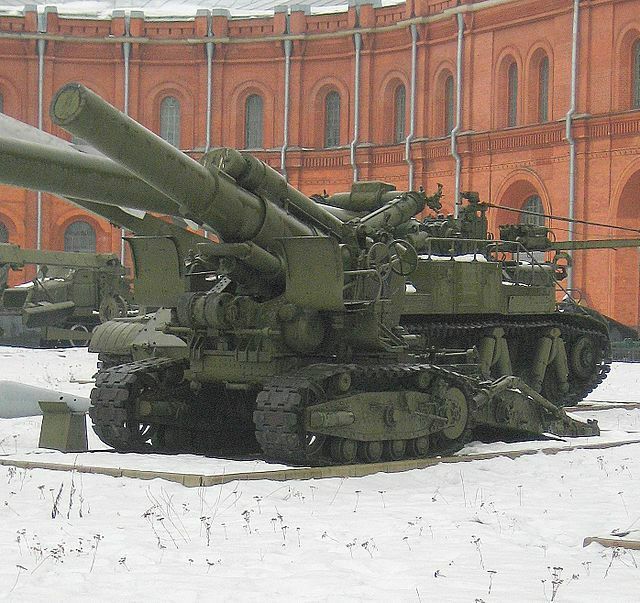 二战br-5重型榴弹炮:口径280毫米,攻克柏林的毁城巨兽