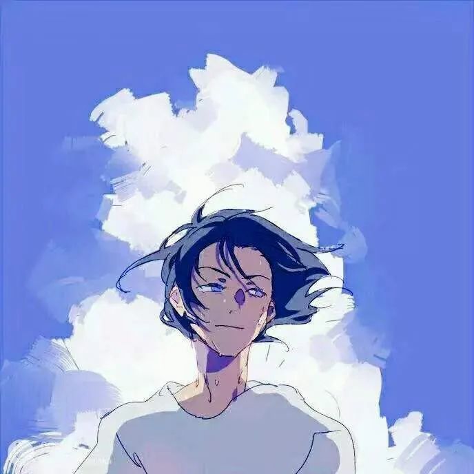 小众动漫男头|手绘风帅气男生头像|插画