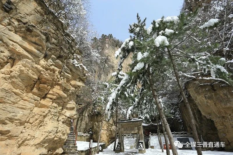 【三晋直通车】阳春三月,盂县藏山这个景区的雪景却惹
