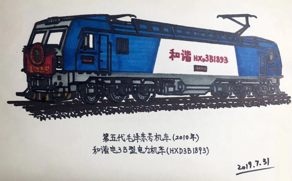 25岁火车迷19年手绘近500幅火车图,见证铁路变迁
