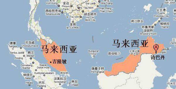 其实马来西亚面积有33万平方千米,还不如日本多.
