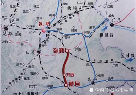 2021年云南重点建设这八条铁路:四条铁路在建,四条年内开工!