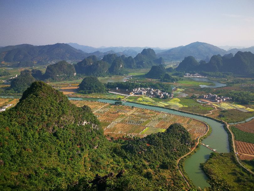 盘点清远英西峰林免费景点别再去收费景点了一条桥就全国出名