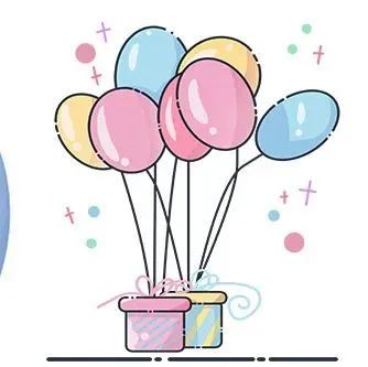 生日快乐九宫格素材