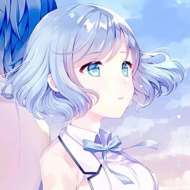 蓝色系动漫女头|一个温柔又忧郁的颜色