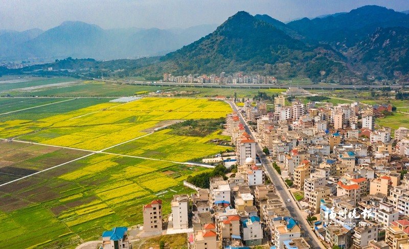 连江村前村:绘就海滨富村山居图