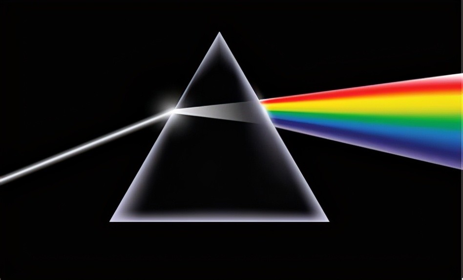 当白光通过三棱镜折射后,就会形成一系列不同颜色(波长)的彩色光谱