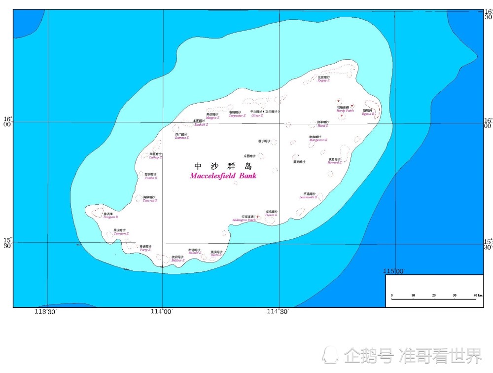 中沙大环礁:南海最大的环礁,面积8400平方公里,比上海还大_腾讯新闻