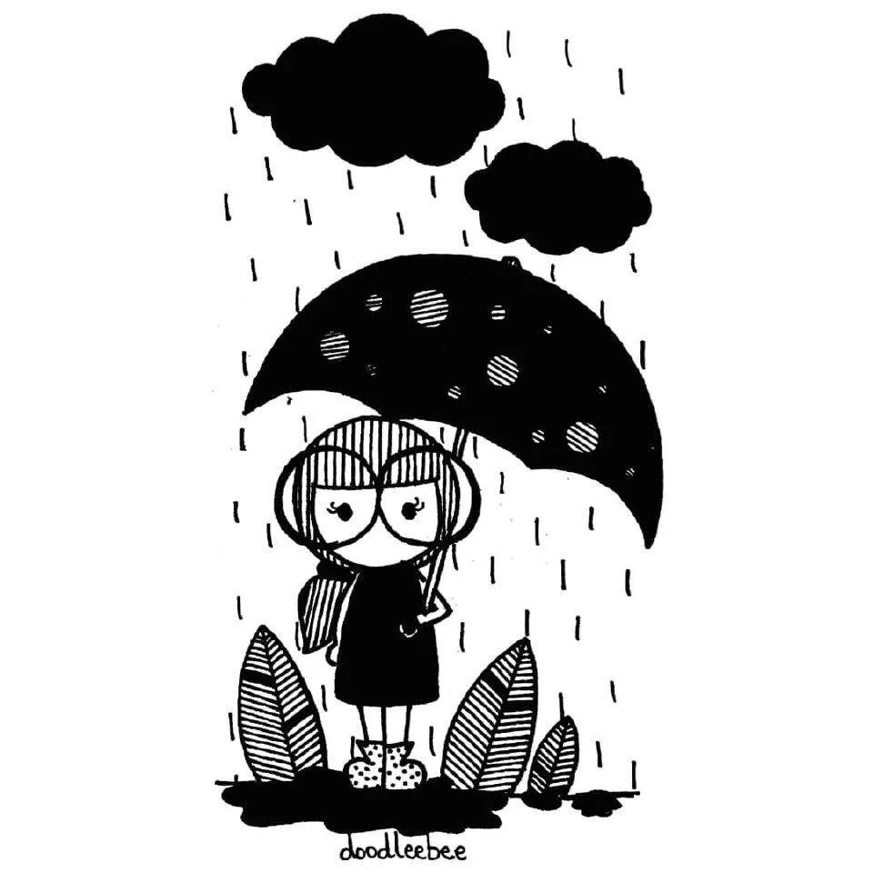 黑白画|欢快的黑白生活