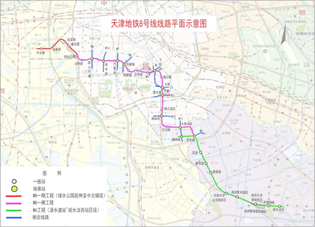天津地铁信息大汇总!涉及多个区域线路覆盖,站点位置规划!