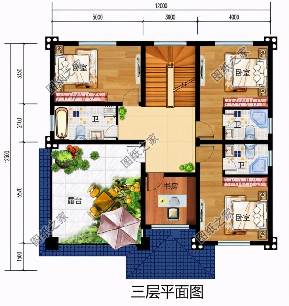 农村造房子设计图哪几款最好看?看看这三款随便一栋建