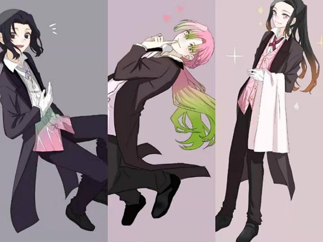 《鬼灭之刃》伪娘化?炭治郎有点小娇羞,杏寿郎不像是女孩子