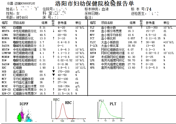 一例igg型抗-m抗体引起新生儿溶血的交叉配血